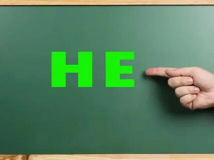 He his hands