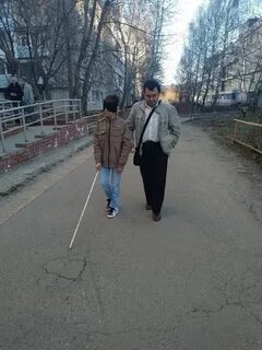 Хулиган и белая трость