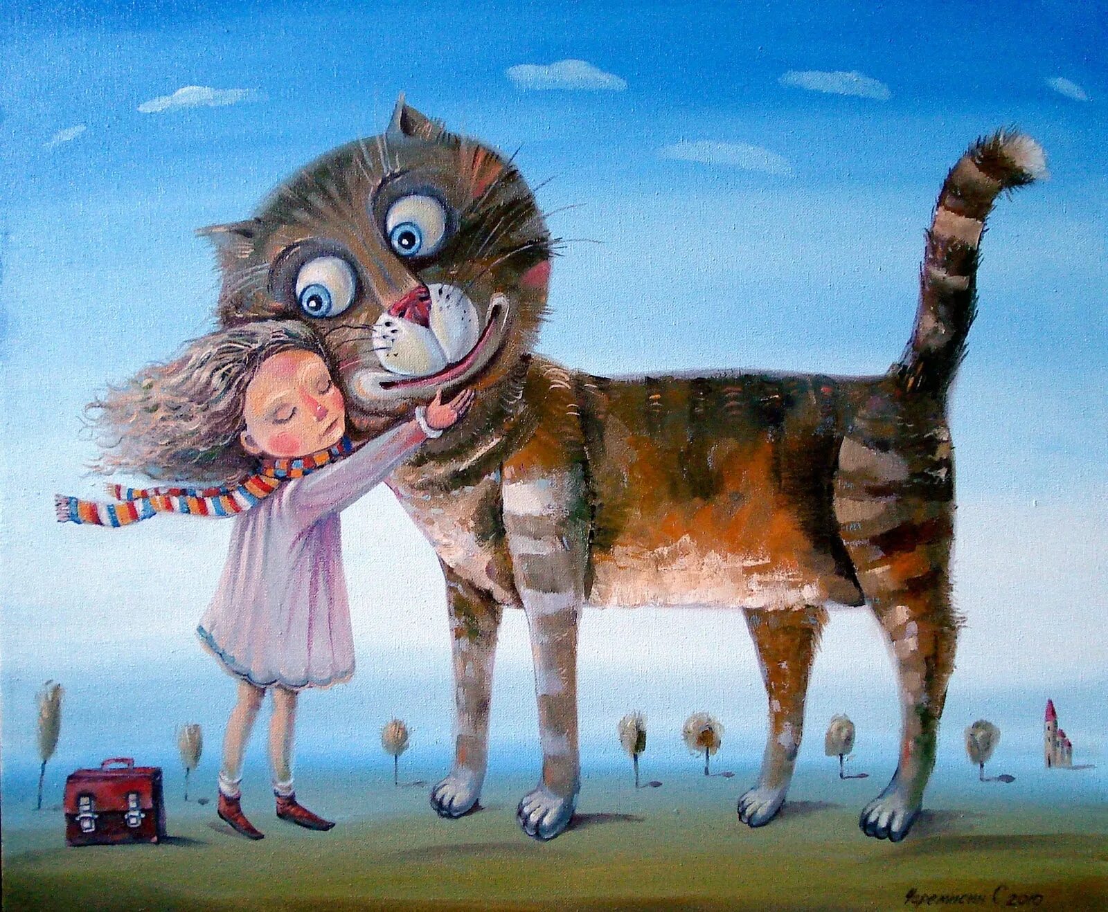 Мечтающий кот. Люблю котика. любимый котик. я люблю котиков. добрые иллюстрации.