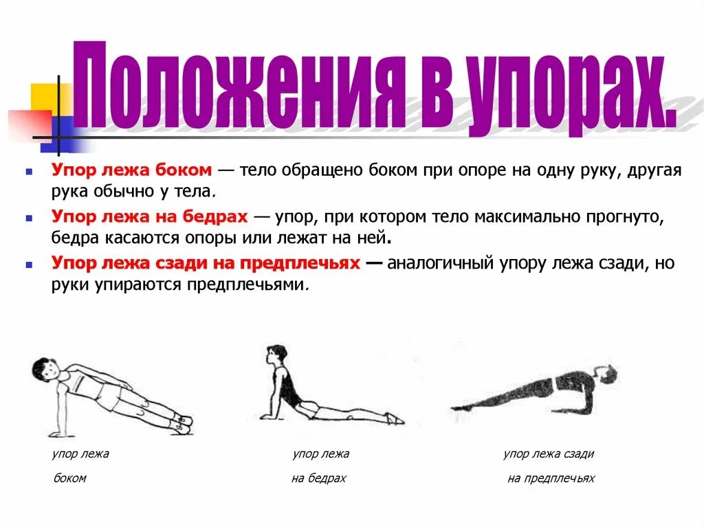 Положение в п с