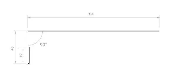 Планка карнизного свеса чертеж. Планка карнизная 100х69х2000 чертеж. Планка карнизного свеса: 190x30x2000мм. Планка карнизного свеса 200. 27.90 40.190