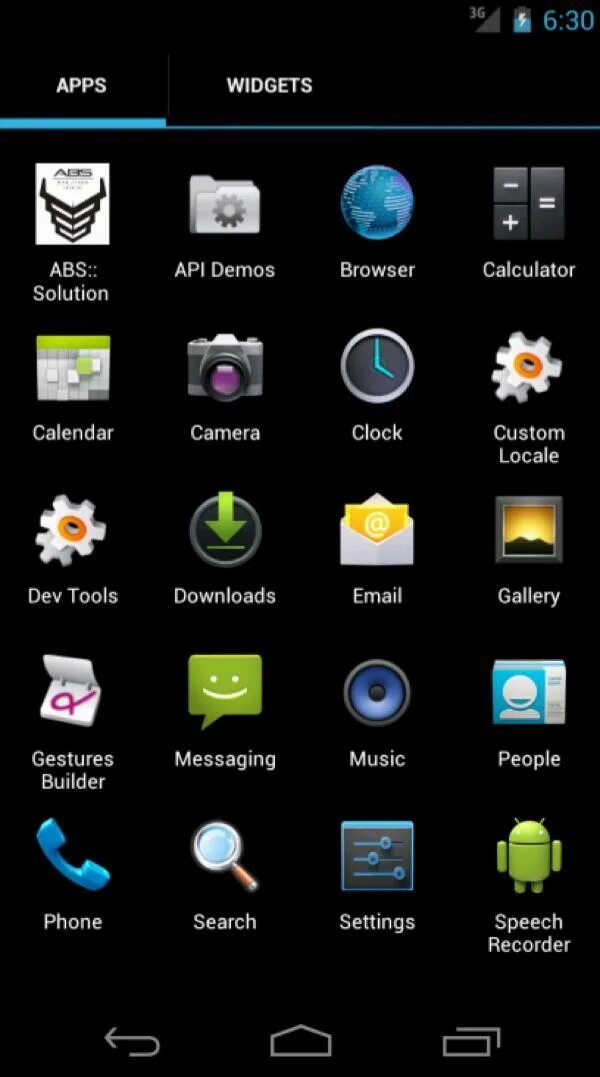 Demo browser