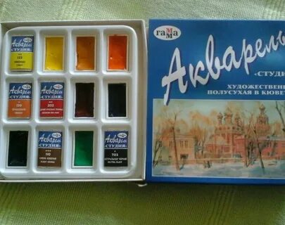 Сухая акварель