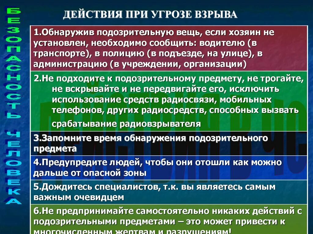 Действия при угрозе взрыва. Правила действий при угрозе взрыва. Поведение при угрозе взрыва. Алгоритм действий при угрозе взрыва.