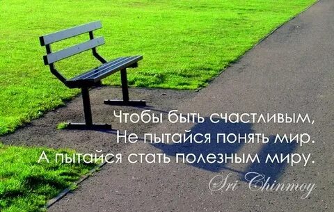Быть полезным миру
