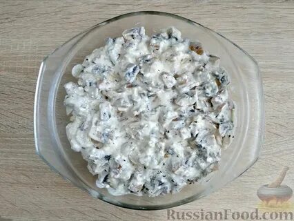 Курица шампиньоны плавленный сыр