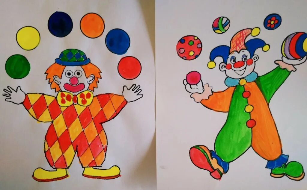 Аппликация клоун средняя. Весёлая аппликация "клоун". Рисование клоун средняя группа. Рисование веселый клоун. Веселый клоун рисование в старшей группе.