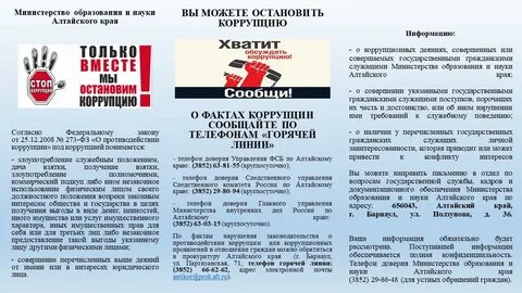 Проект борьбы с коррупцией