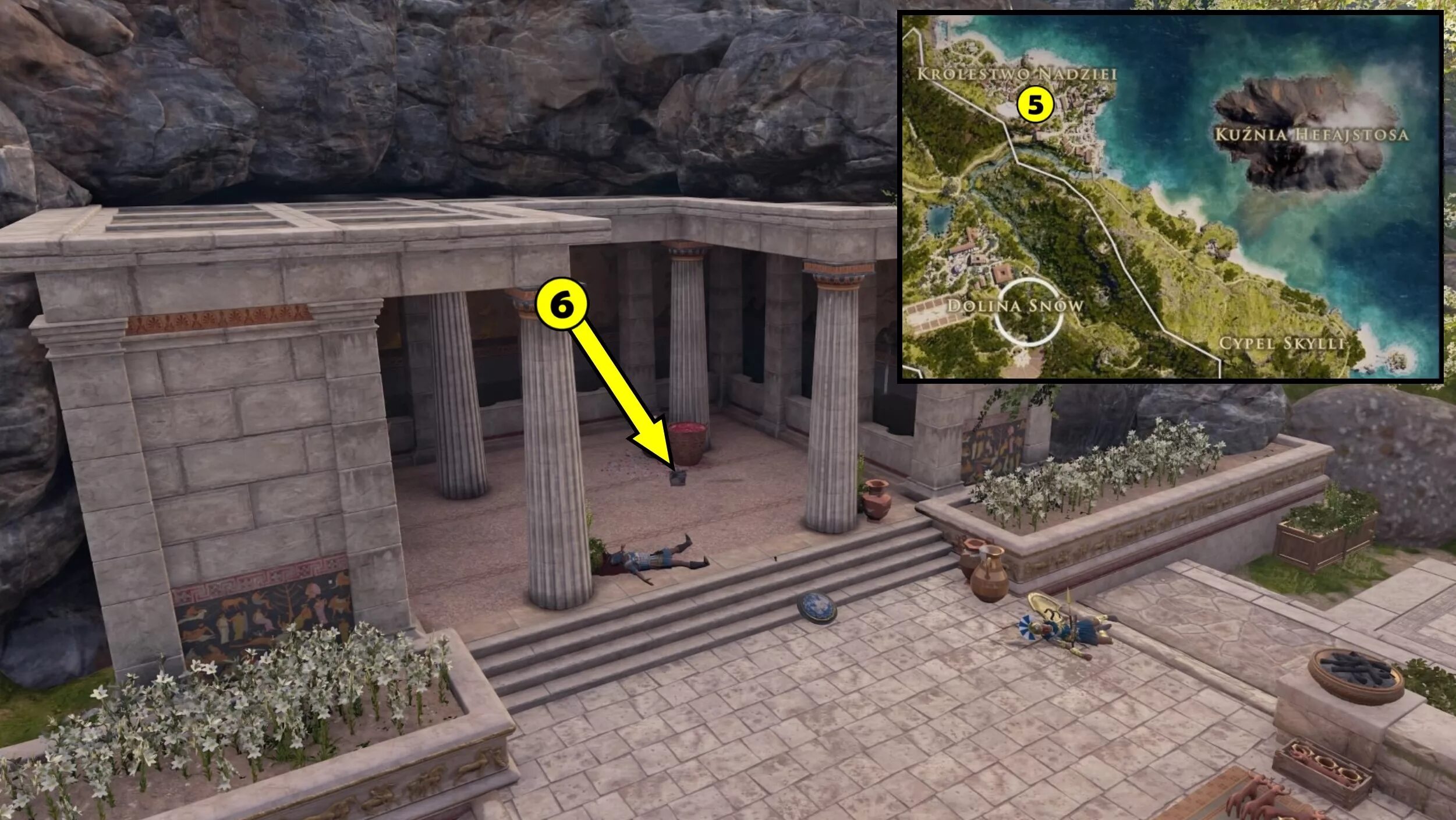 Ассасин одиссея древняя крепость. Assassin's creed odyssey пещера порфириона остракон. Подземная труба ассасин одиссея. Ассасин крид одиссея крепость герания. Древняя крепость ассасин одиссея как добраться до сокровища.