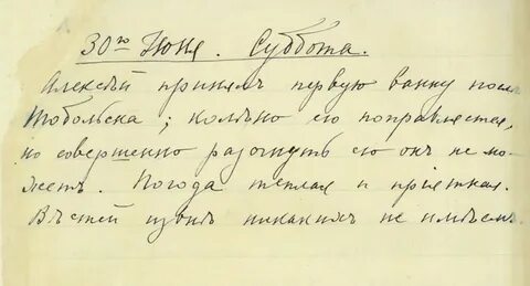 Последняя запись в дневнике