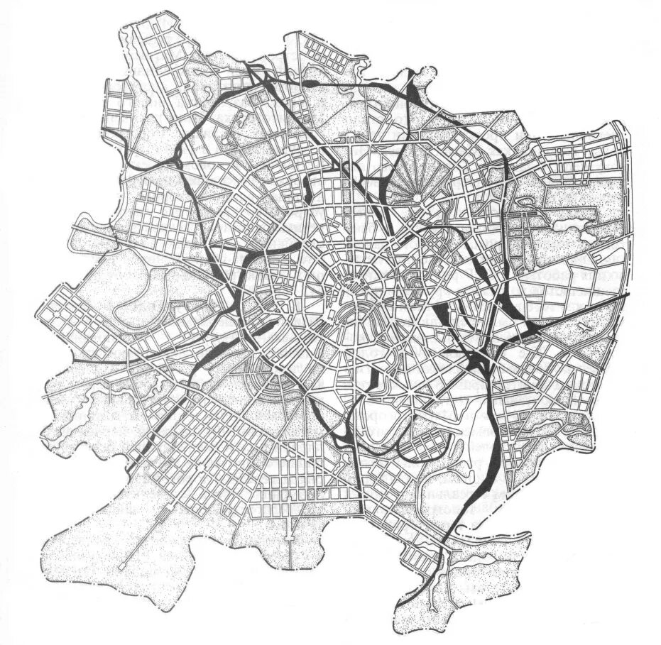 План москвы 2 класс окружающий мир. Генеральный план реконструкции Москвы 1935. Генплан застройки Москвы 1935. Генплан Москвы 1935 Сталина. Генплан реконструкции Москвы 1935 года.