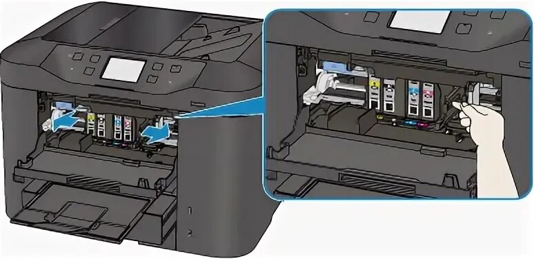Paper jam check inside. Paper jam check inside