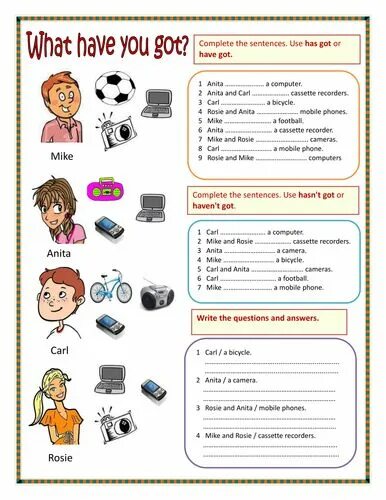 Listening task have got has got. Have got has got упражнения worksheets. have has got упражнения worksheets. have has для детей worksheets. have got задания для детей.