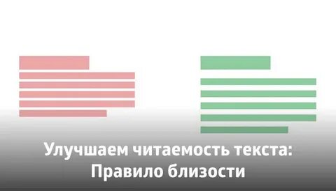 Условия близости