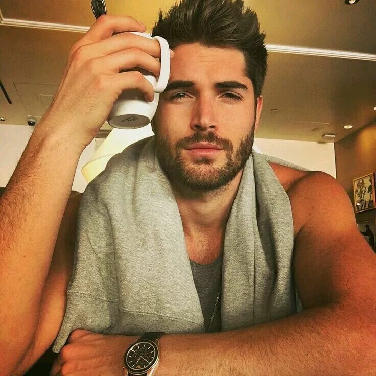 John is a handsome guy with