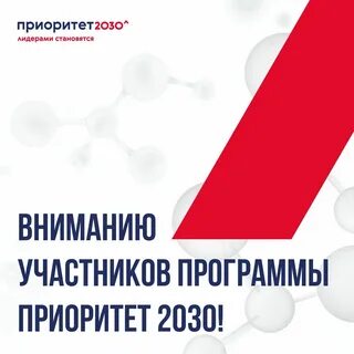 Участники программы приоритет 2030
