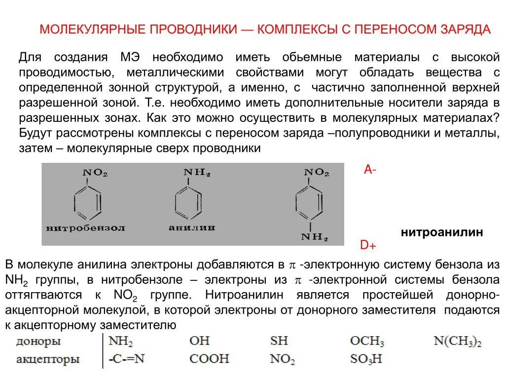 Как можно теперь объяснить молекулярные токи. Молекулярные комплексы с переносом заряда. Образование комплексов с переносом заряда. Комплекс с переносом заряда. Комплексы с переносом заряда химия.