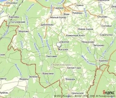 Карта чайковский