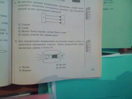 На рисунке указано положение магнитных линий
