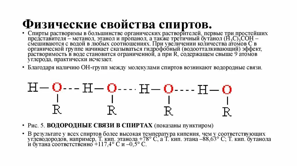 Химическое соединение спирта