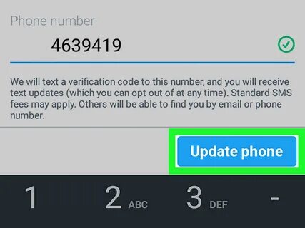 Phone number one