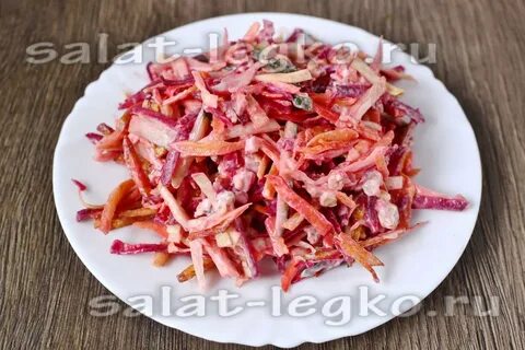 Салат жареная картошка свекла морковь