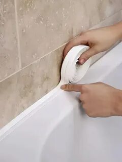 Силиконовый плинтус для ванной