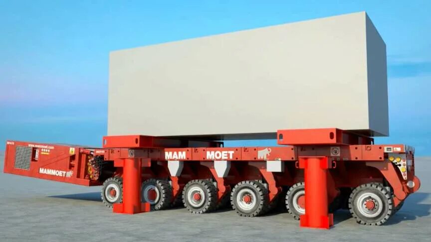 Self loading. SPMT Mammoet. Mammoet self-Propelled Modular Transporter (SPMT). Self-Propelled Modular Transporter. Mammoet self-Propelled Modular Trailer,.