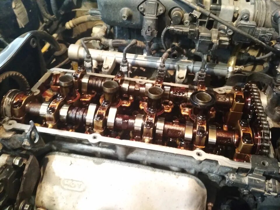 Замена клапанной крышки - Hyundai Accent (2G), 1,5 л, 2005 года своими руками DR