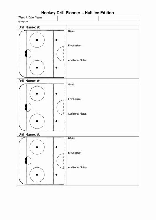 Планер хоккеиста. Планер для тренера. Набор страниц планера хоккейного тренера. Планер для стратегии на хоккее. Practice plan