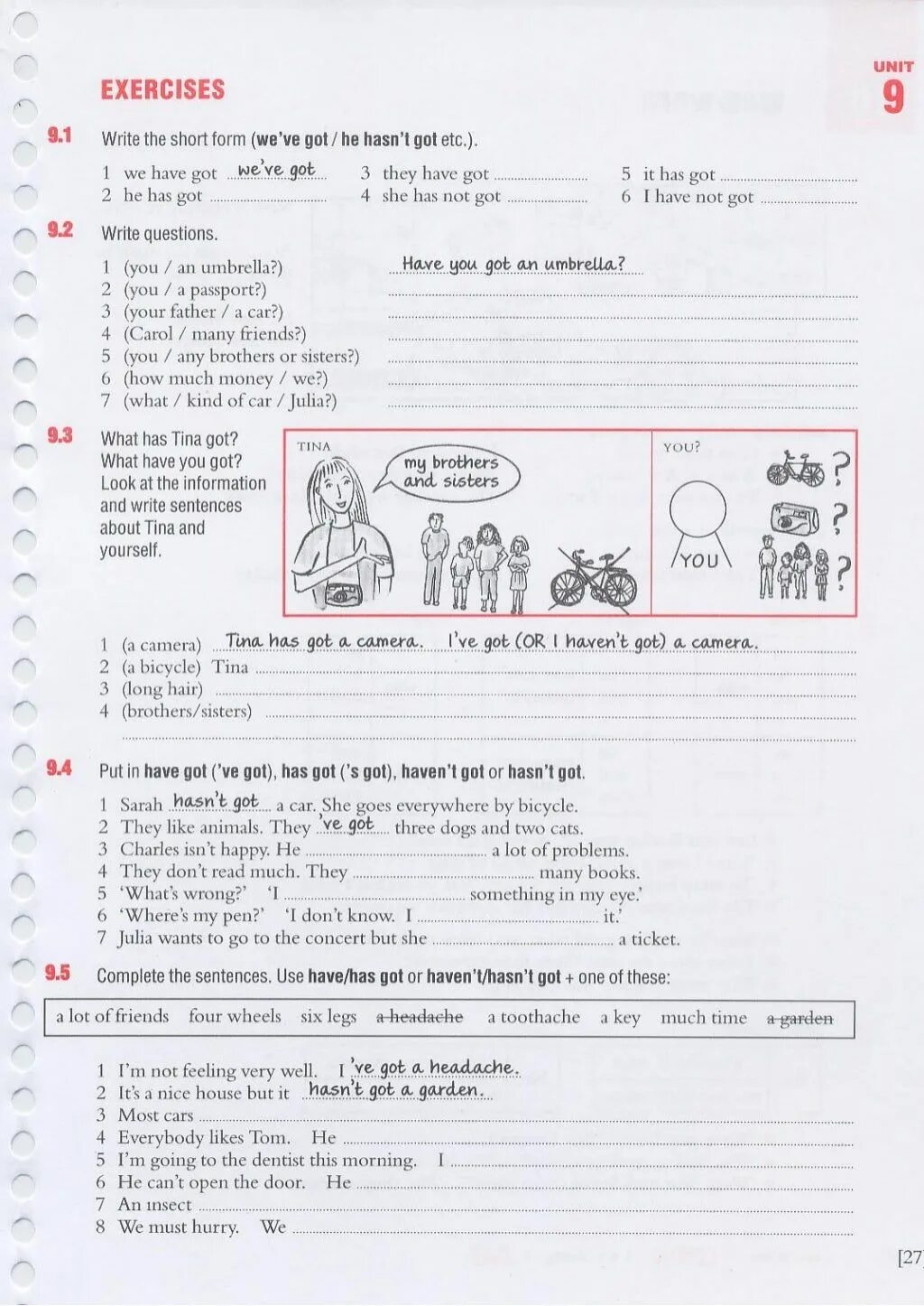 Английский exercises Unit 16. Exercises Unit 1 ответы write the short form. Unit 9 exercises 9.1 ответы. Exercises 1 1 write the short form. Exercises unit 4