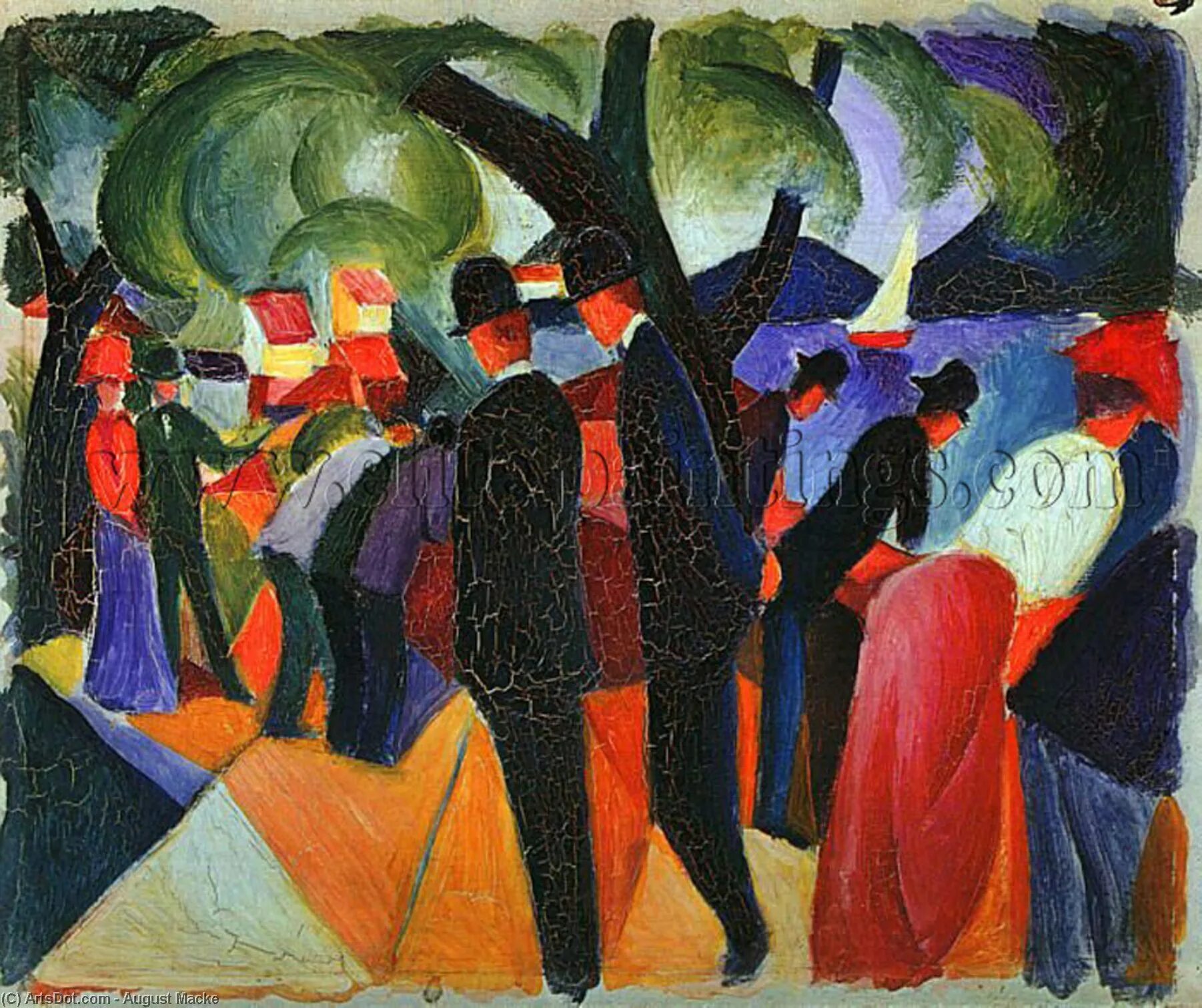 Произведения искусства xx века. Август маке (August Macke, 1887 – 1914)!. Август Макке картины экспрессионизм. Экспрессионизм в искусстве 20 века.