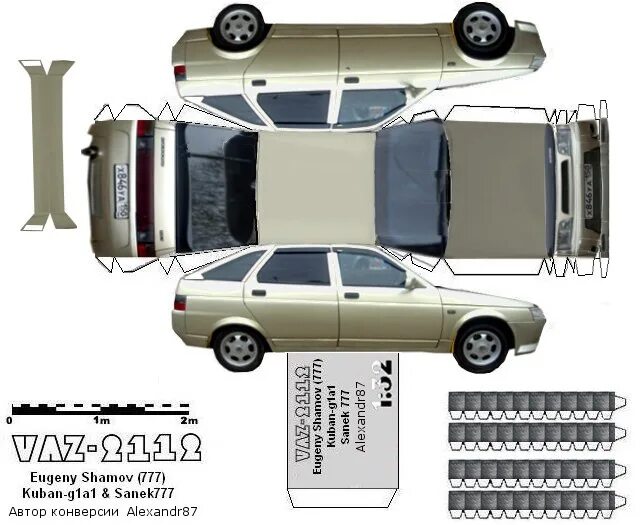 Ваз 2108 развёртка жигули. Бумажная модель ваз 2112. Ваз 2107 из бумаги для склеивания. Развертка модели ваз 2107. Модели машин из бумаги для склеивания.