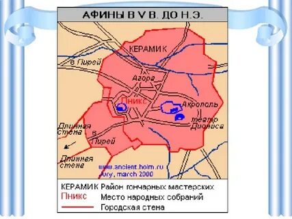 Стены защищавшие дорогу из афин к морскому