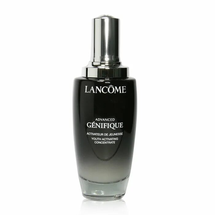 Lancome nouveau New Advanced Genifique 50 ml. Lancome Advanced Genifique concentre activateur de Jeunesse Youth activating Concentrate. Lancome Genifique Youth activating Concentrate. Lancome Advanced Genifique sensitive Youth activating sensitivity Soothing.