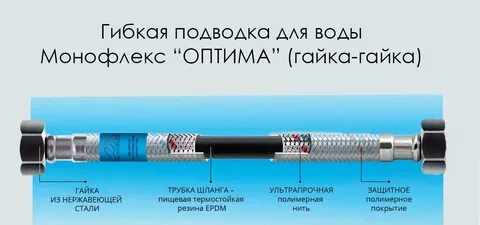 Гибкая подводка внутренний диаметр