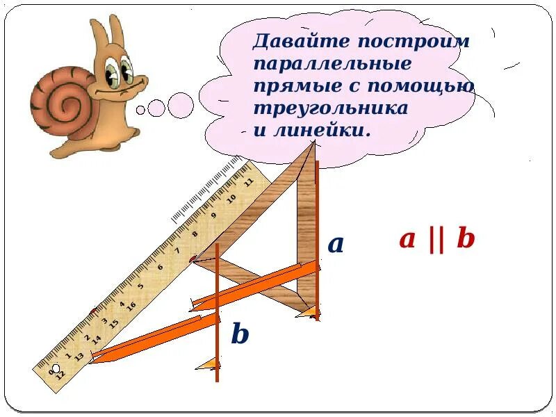 Построить параллель. Как построить параллельные прямые с помощью линейки и треугольника. стихотворение про параллельные прямые. как начертить параллельные прямые с помощью линейки. рисунки по математике параллельные прямые.