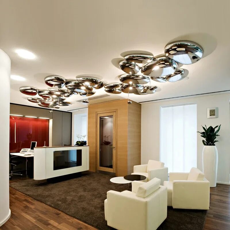 נברשת מודרנית מוזהבת בסגנון תעשייתי Furniture, Home decor, Decor
