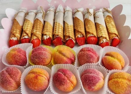 Пирожное персик из советского