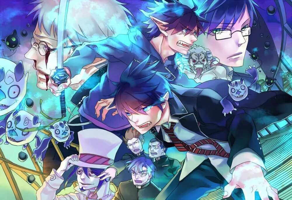 Синий экзорцист реакции. Синий экзорцист. синий экзорцист аниме. ao no exorcist  синий экзорцист. синий экзорцист мультфильм 2012.