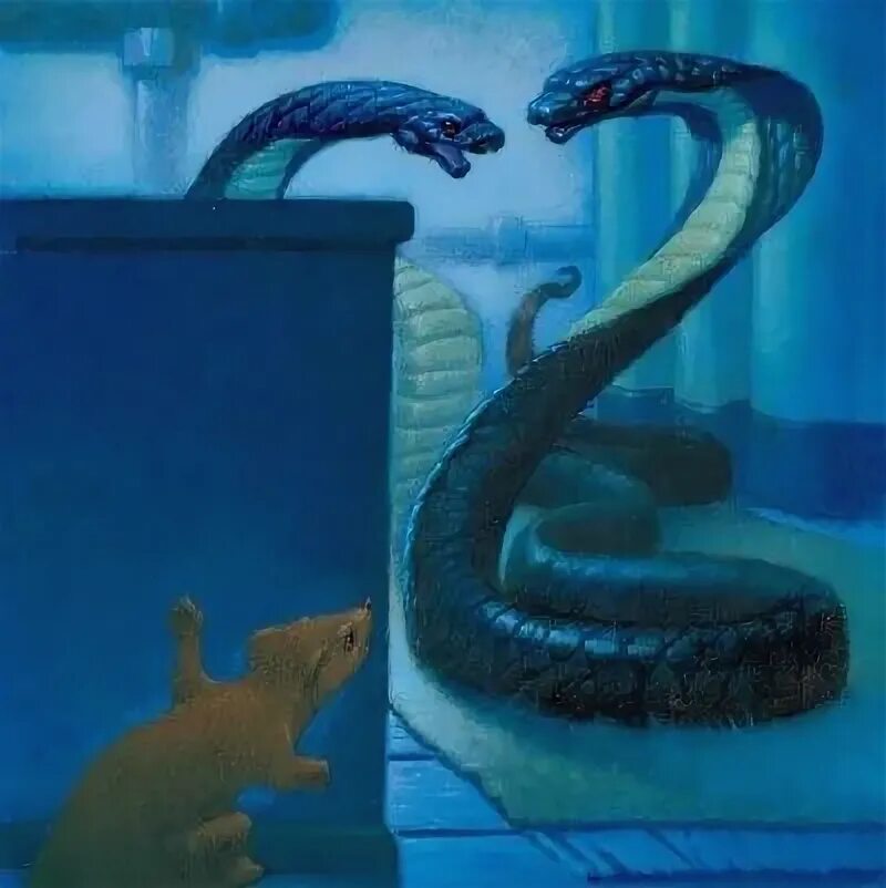 Huge sharp mythical snake like recorded
