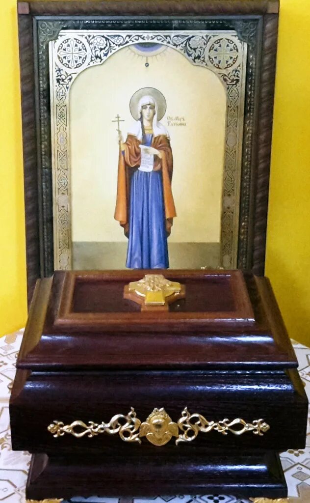 мощи святой татианы. десница мученицы татьяны.