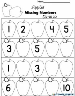 Write the missing number