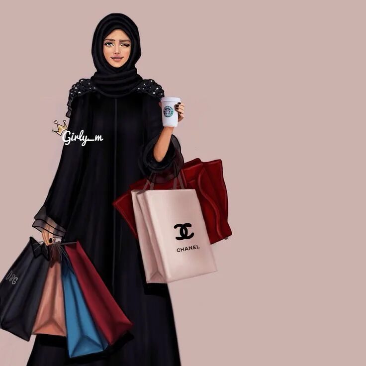 Стильная одежда для мусульманок. Готовый хиджаб. Женская одежда хиджаб. Мусульманка с сумочкой.