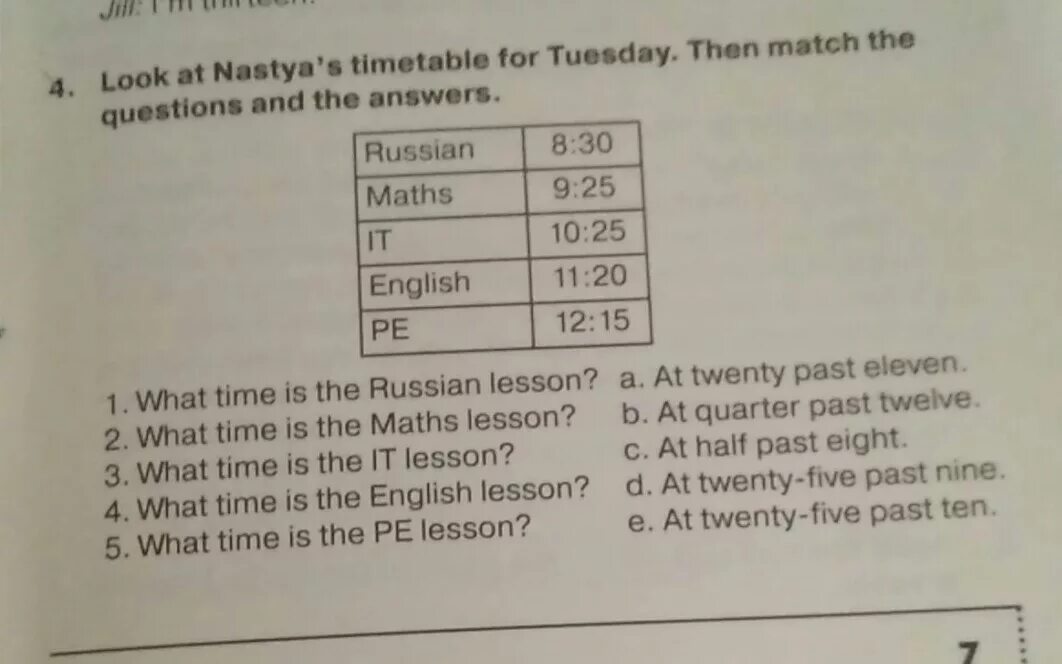 8 complete the questions. Match the questions to the answers 5 класс. Английский язык Match the questions and the answers. Match the questions with the answers 5 класс. Match questions and answers.