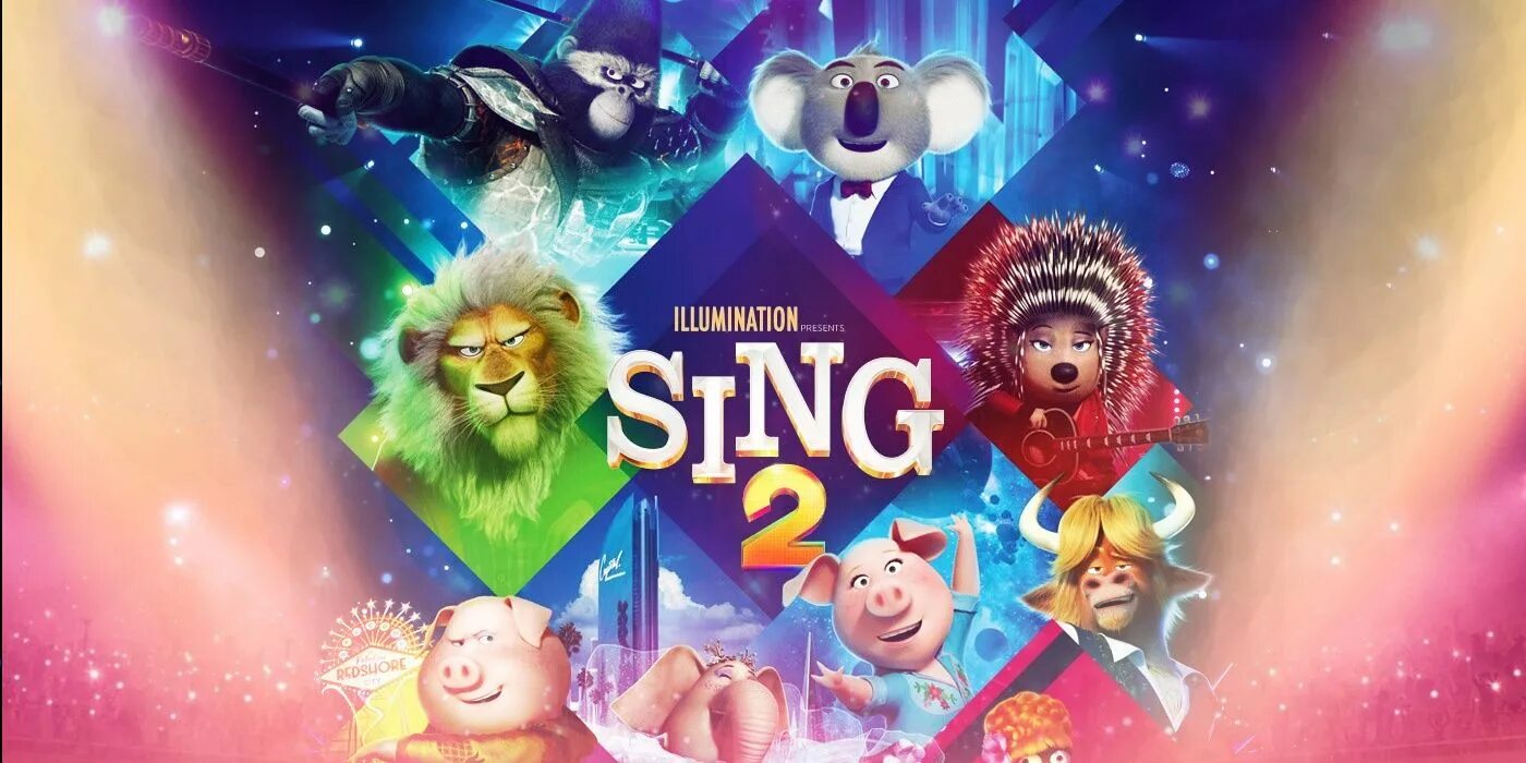 Sing 2. Sing 2 2021. Sing 2 poster. Sing 2 Wallpaper.