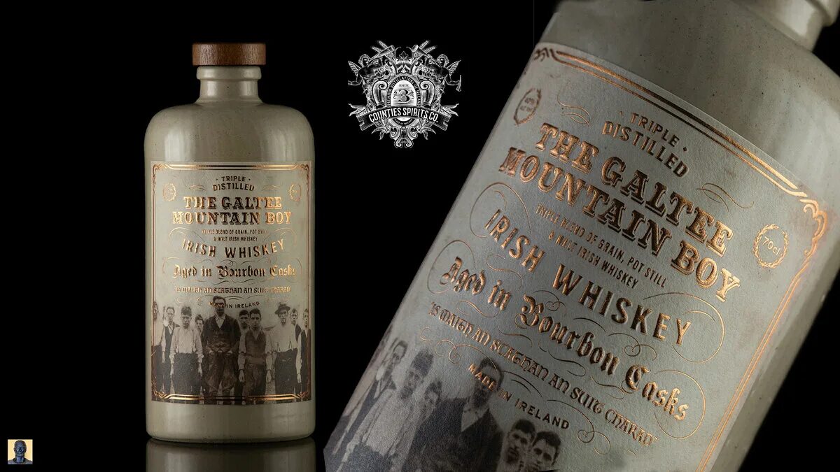 Irish whiskey the galtee mountain