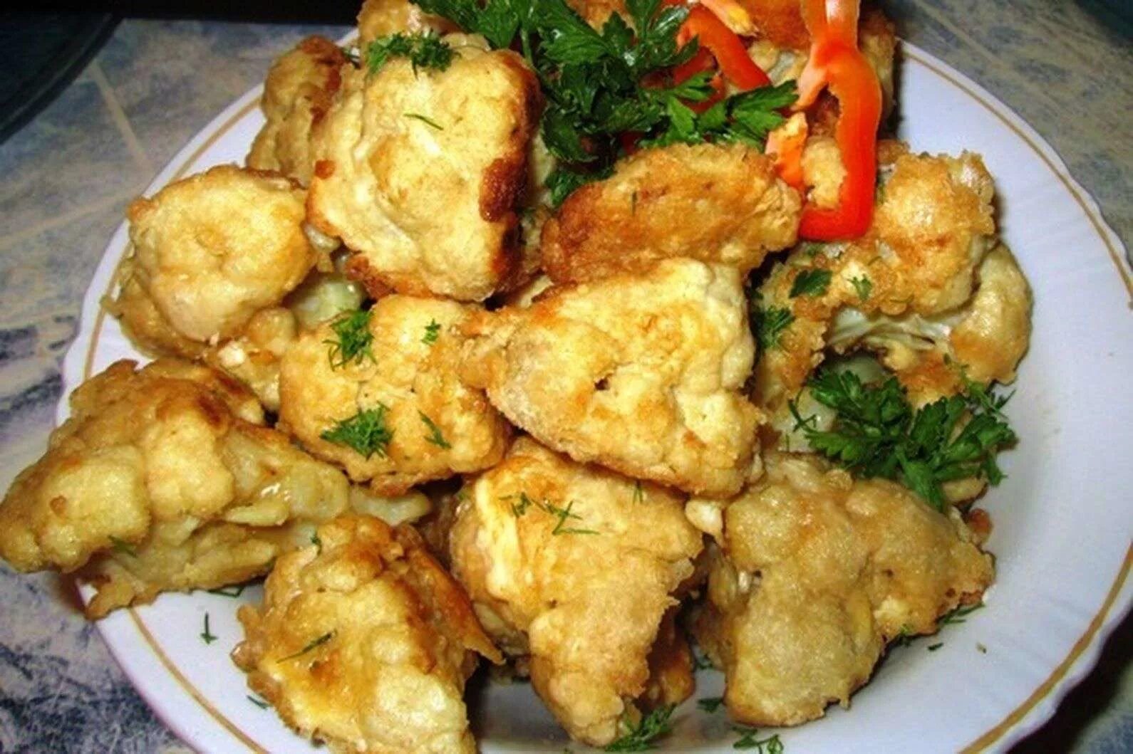 Как пожарить цветную