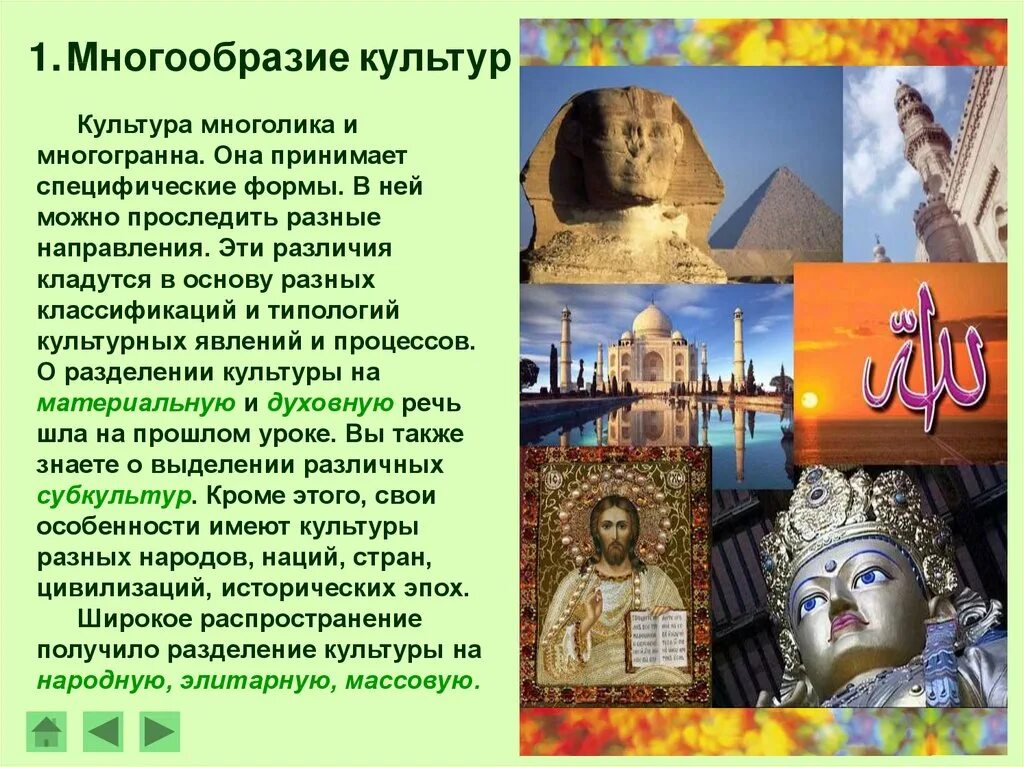 Культура и ее многообразие конспект. Многообразие культуры культуры. Культурное разнообразие. Разнообразие культур в современном мире.