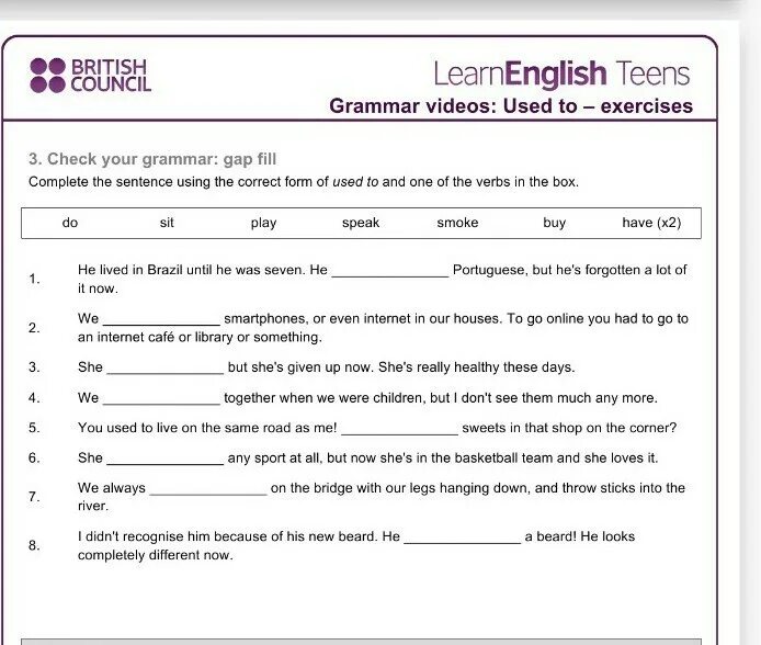 Тест be used to. Задания на used to. упражнения на конструкцию used to. grammar worksheet used to ответы. use to и used to упражнения.